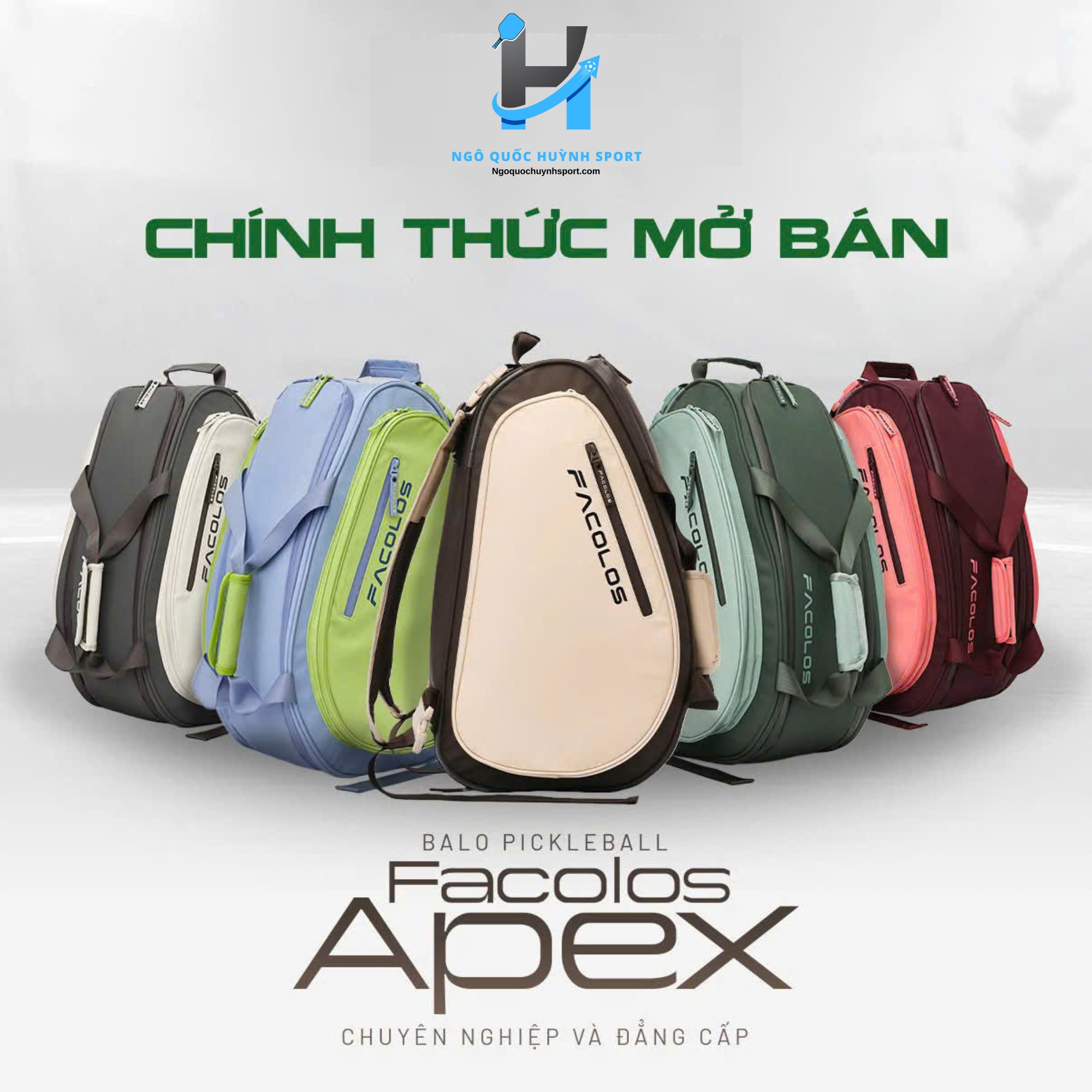 Balo Pickleball – Facolos Apex Backpack