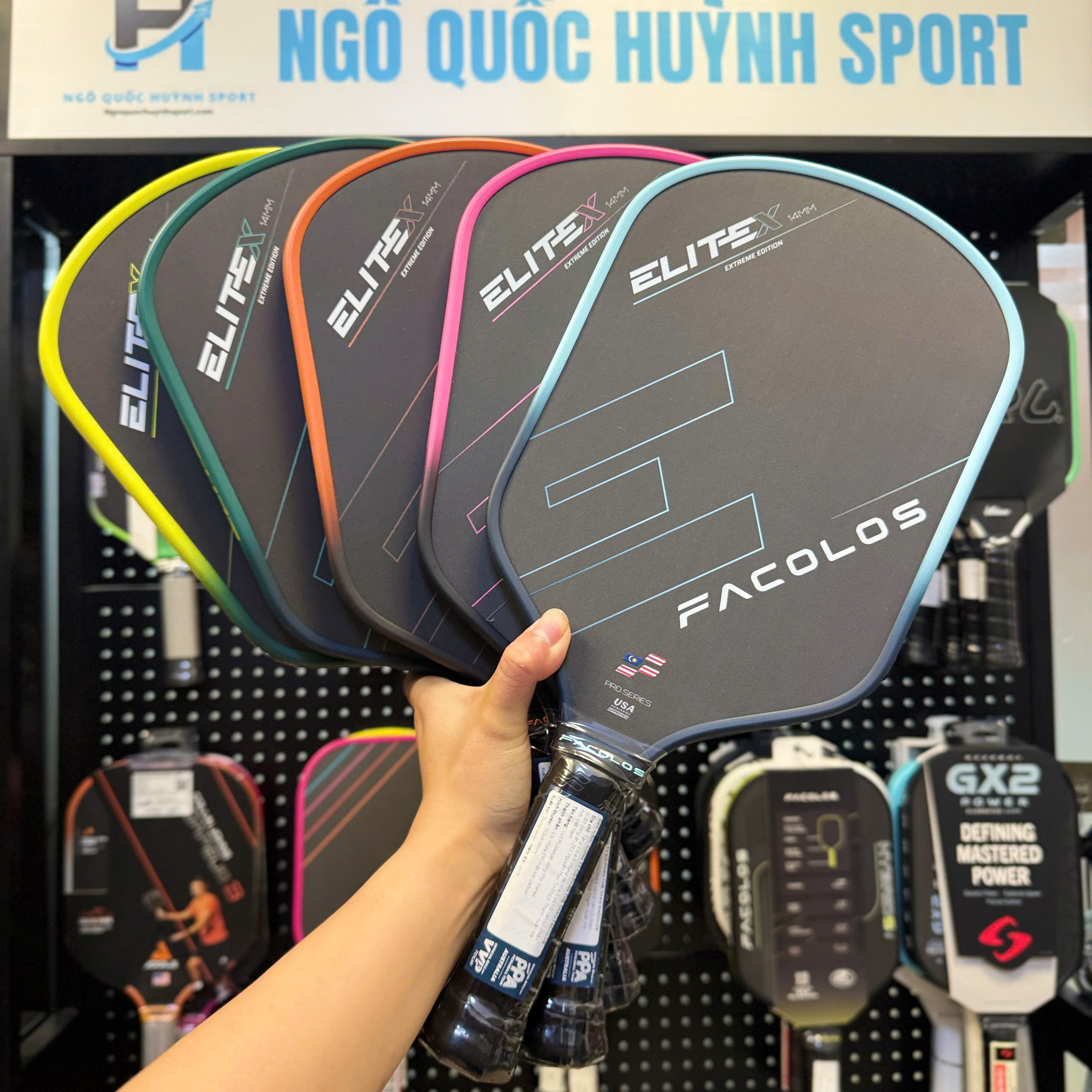 Vợt Pickleball Facolos Elite X MALAYSIA -16MM