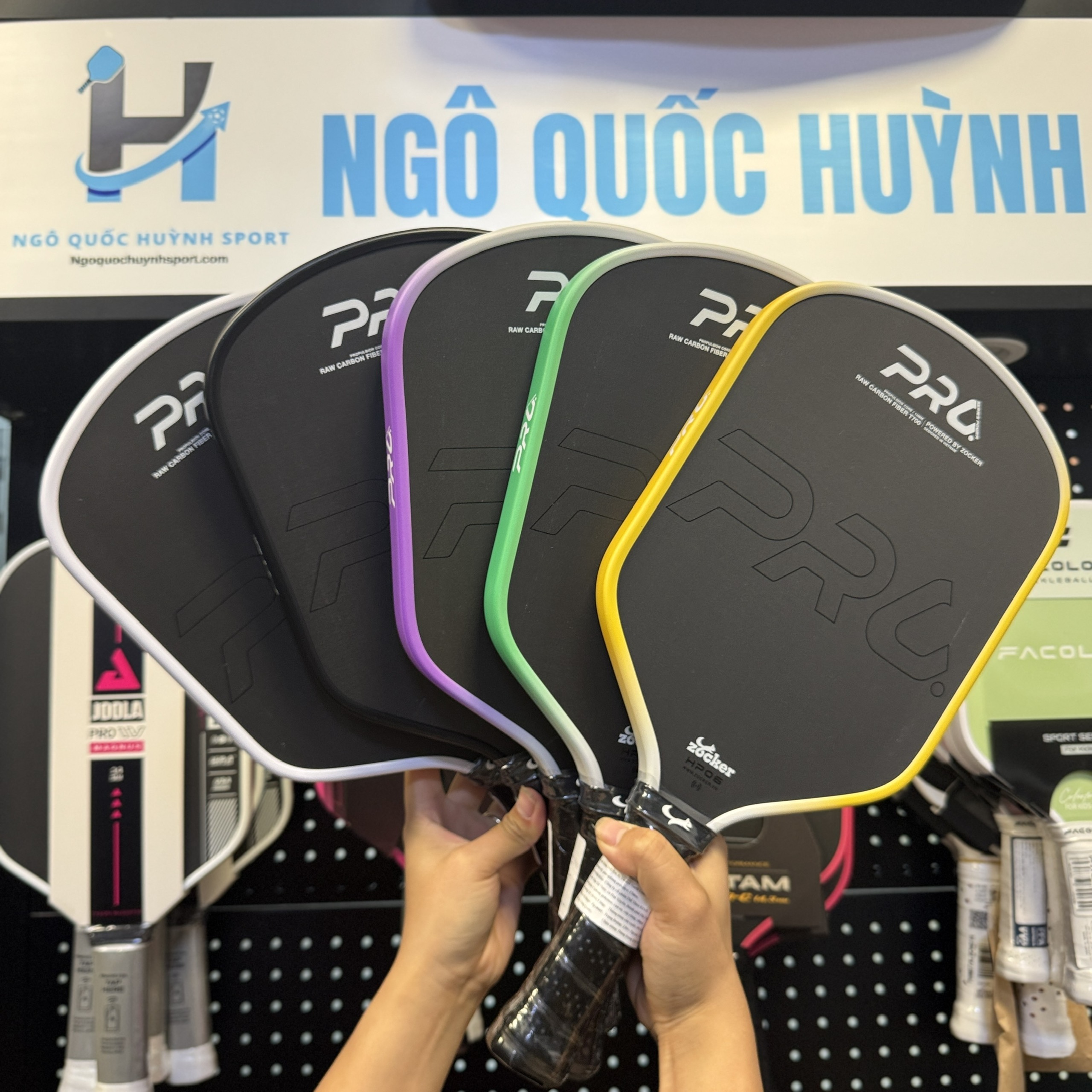 Vợt Pickleball Zocker Happy HP06 13.3mm/16mm