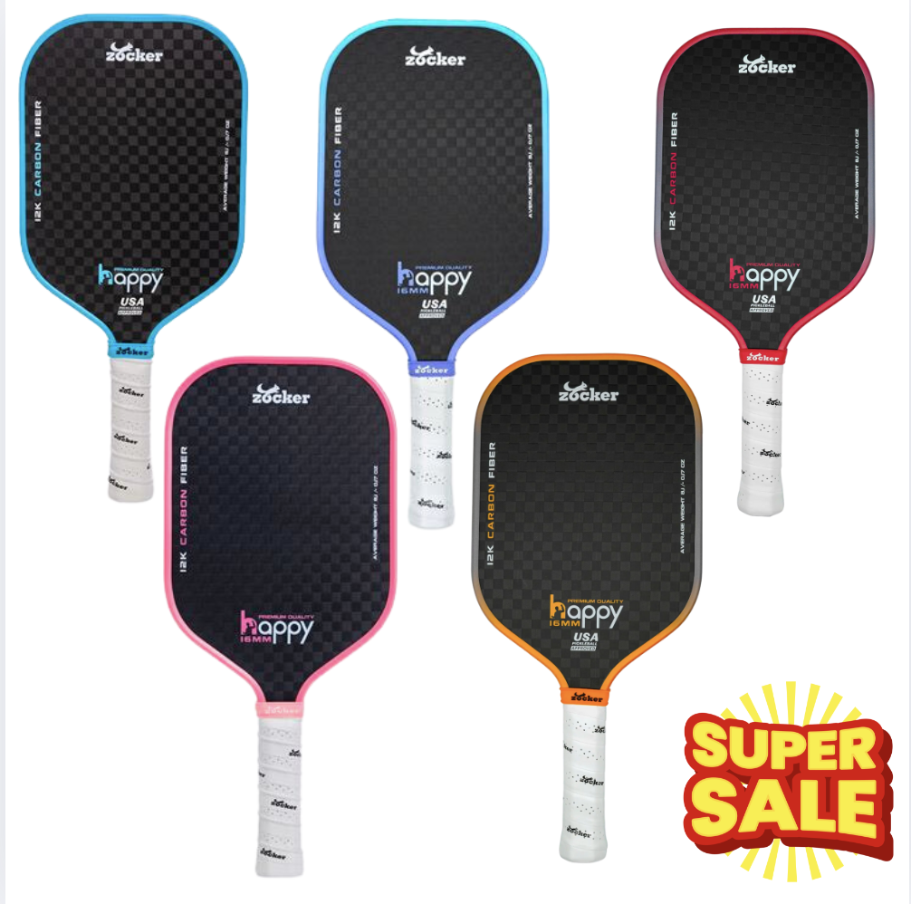 Vợt Pickleball Zocker Happy HP3 Premium Quality