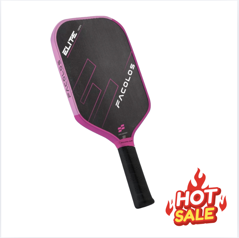 HOT Vợt Pickleball Facolos Elite - HỒNG 16MM