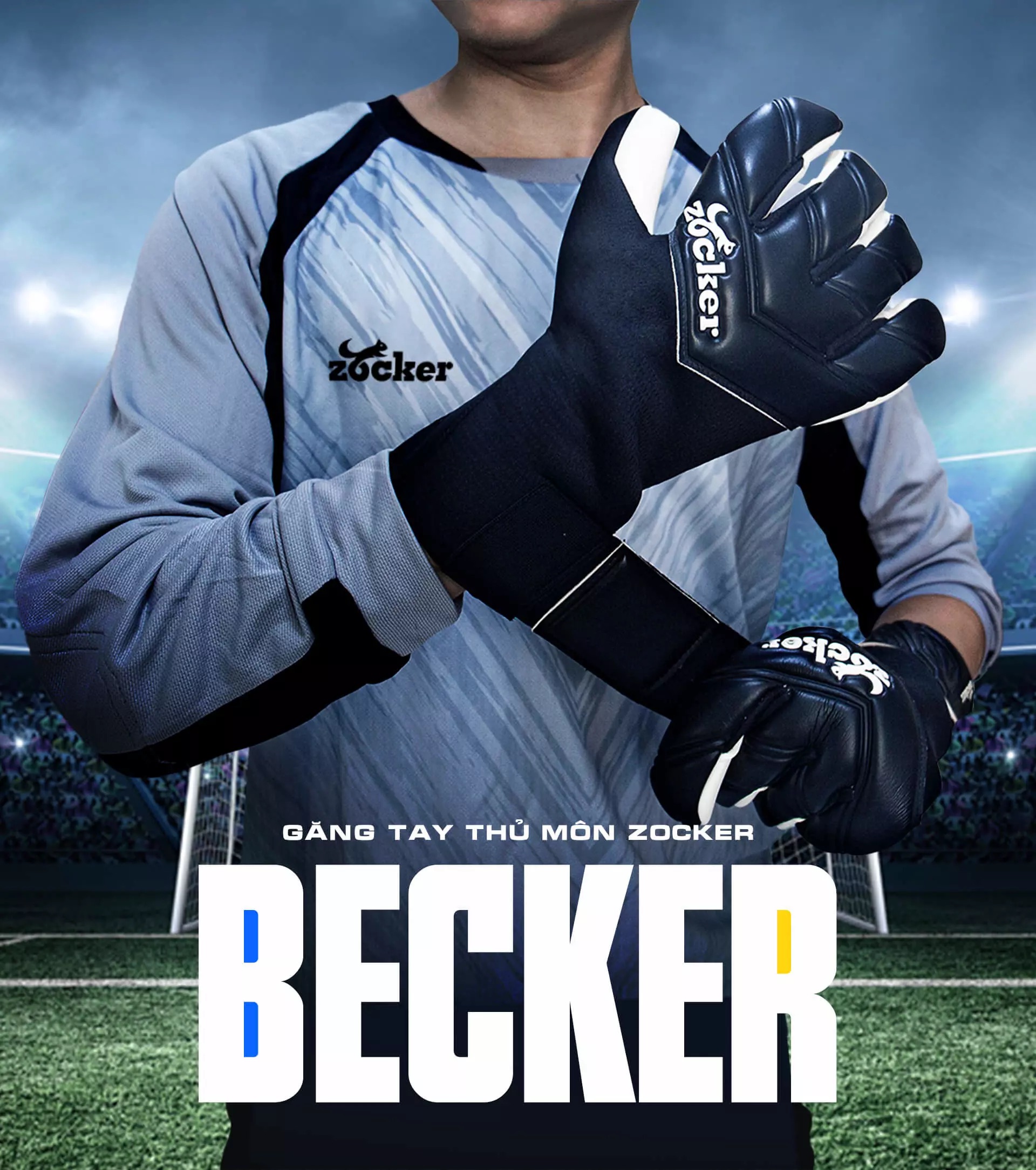 Găng Tay Thủ Môn Zocker Gloves Becker