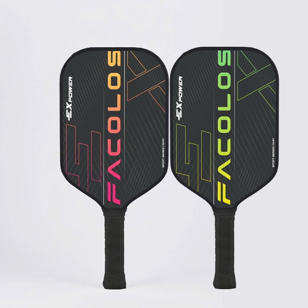 Bộ 2 Vợt Pickleball Facolos SPORT SERIES EXPOWER -  Black 14MM