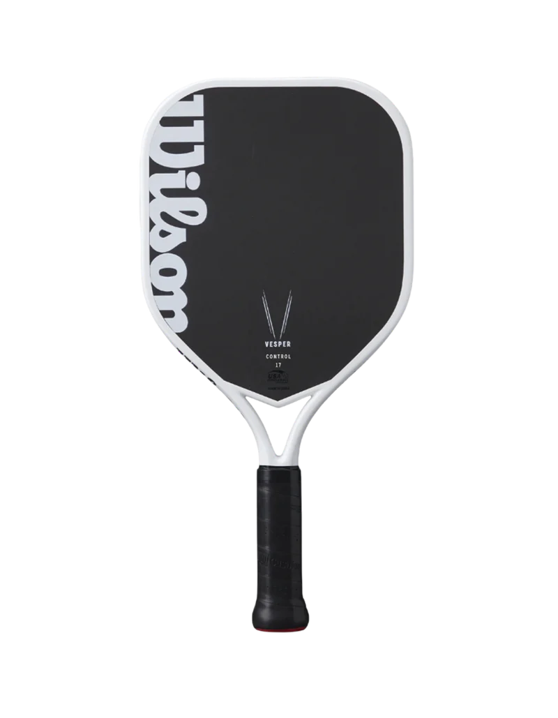 Vợt Pickleball WILSON VESPER COLTROL 17MM - Trắng đen