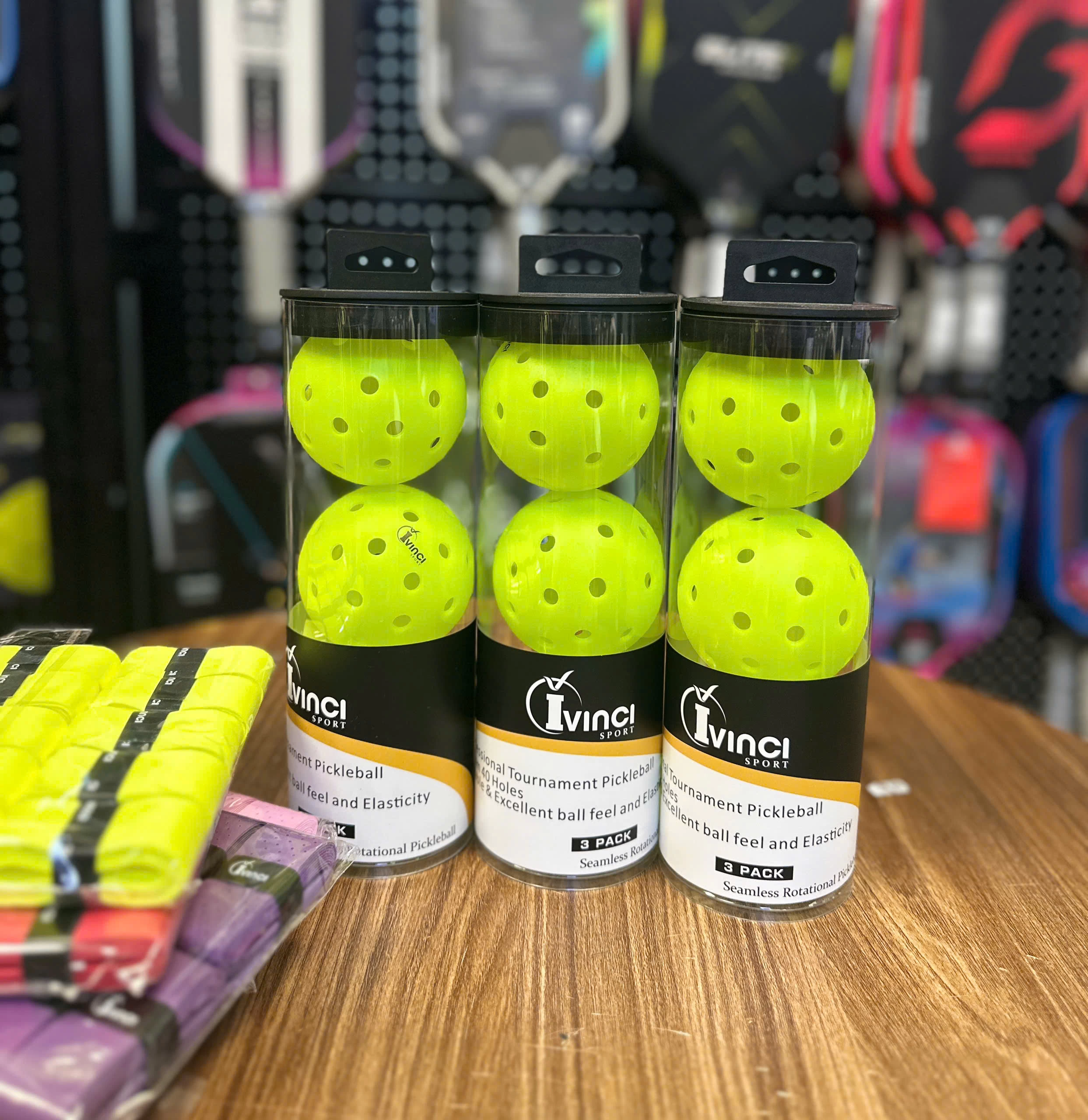 Bóng Pickleball Ivinci set 3 quả chuẩn thi đấu