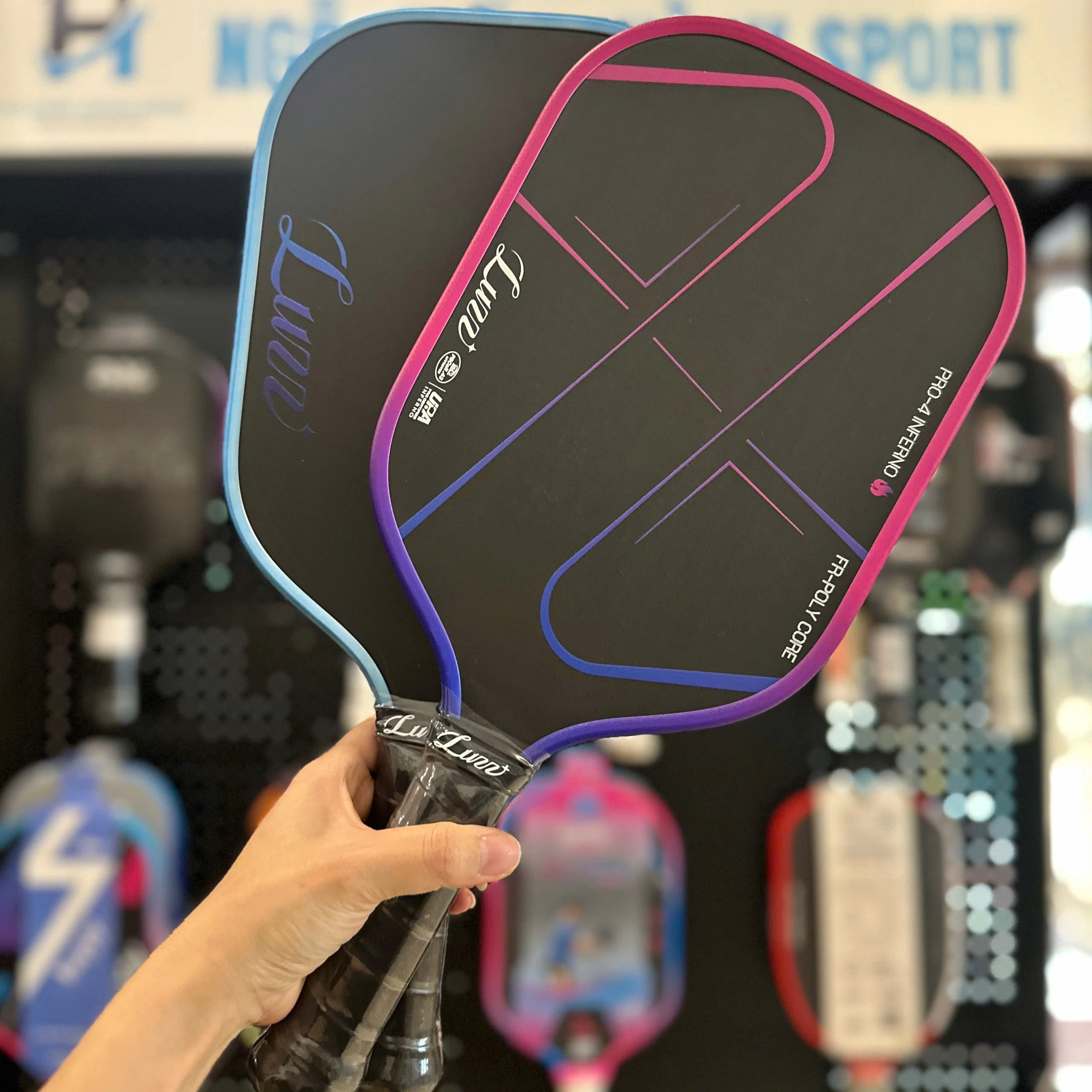 Vợt Pickleball Luzz Pro 4 Inferno 16mm