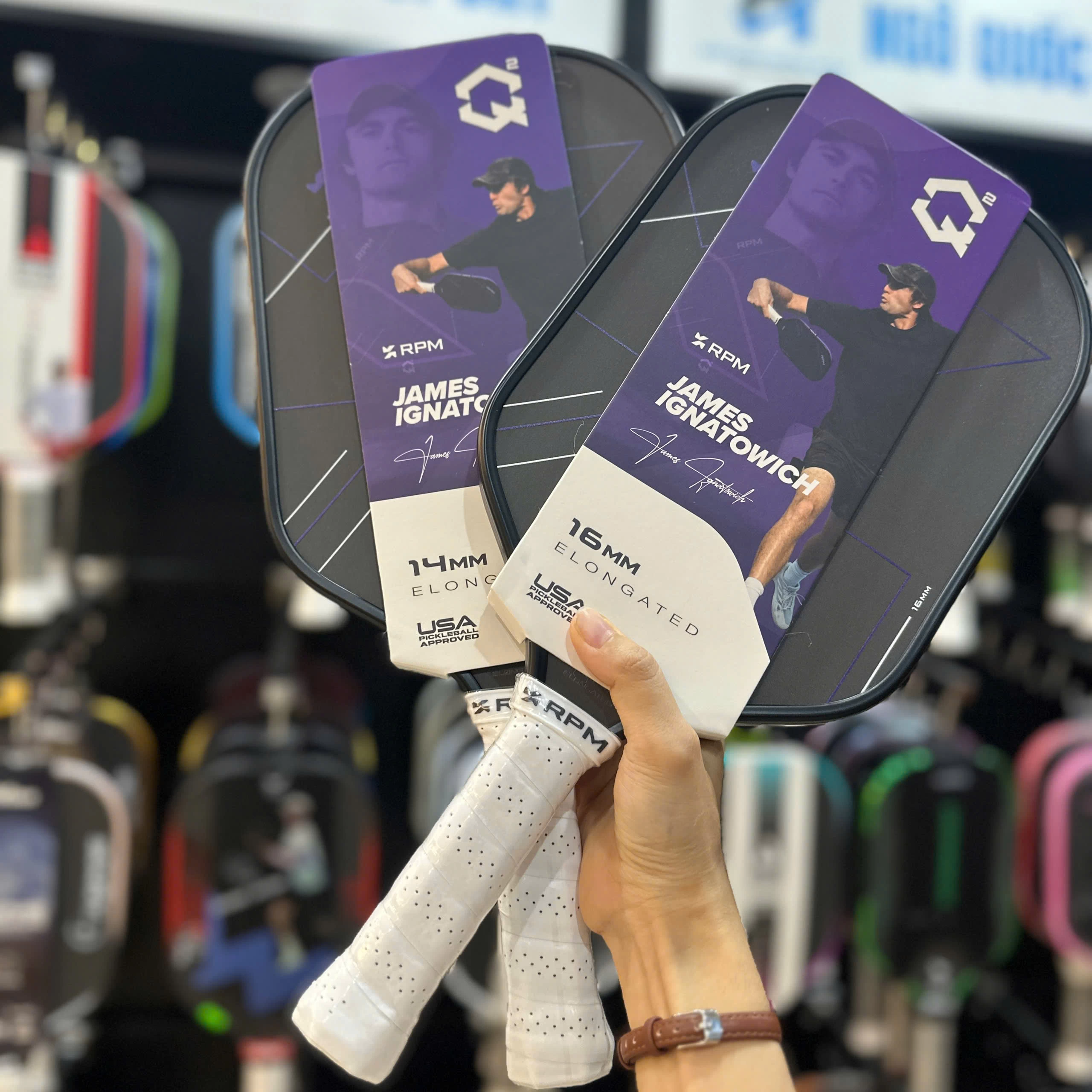 Vợt Pickleball RPM Q2 16MM Elongated