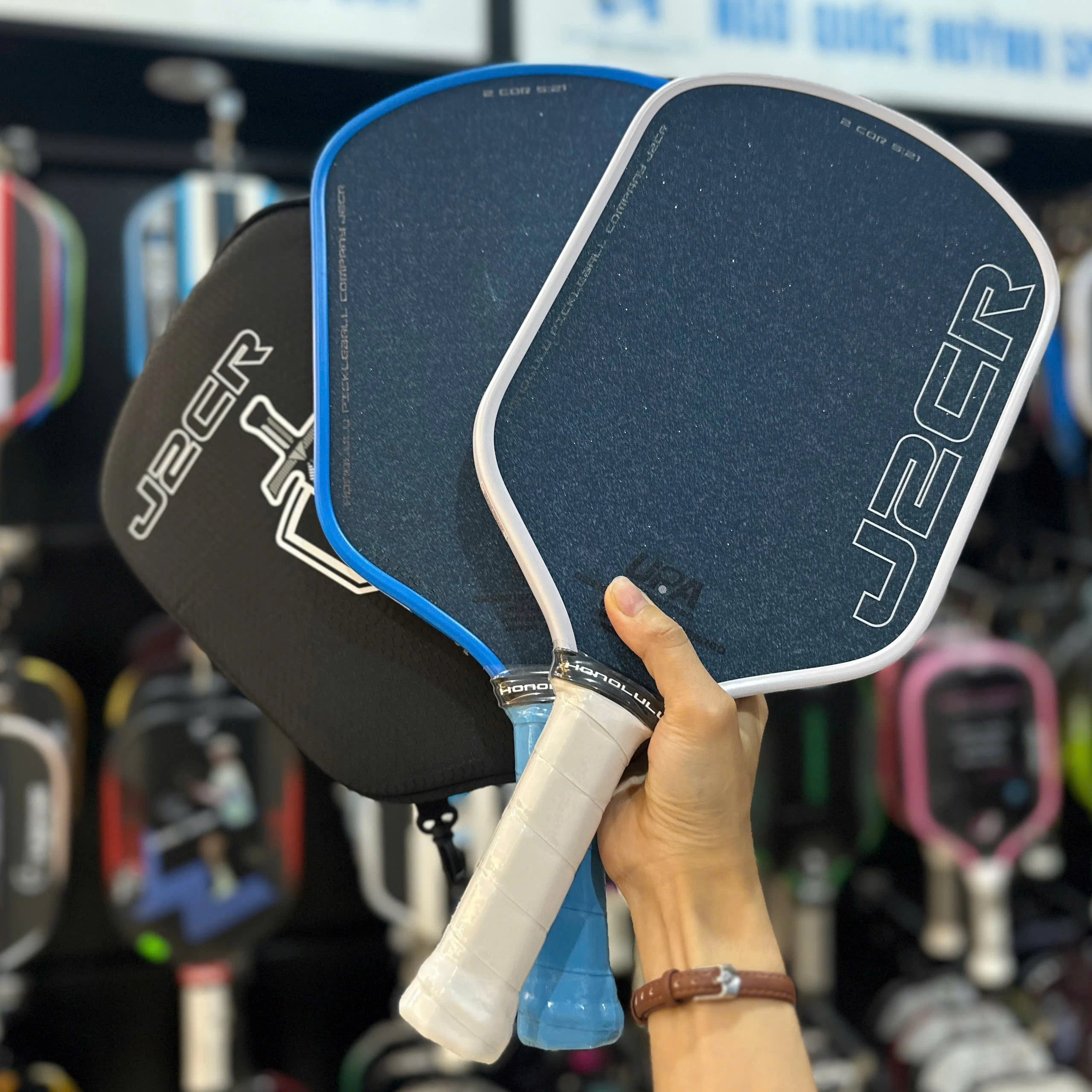 Vợt Pickleball Honolulu J2CR 16mm 5.5